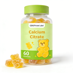 Gomitas de Citrato de Calcio, Apoyo para la Salud Ósea, Cuidado Dental, Suplemento Mineral Diario - Product Image 1