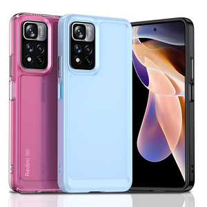 Ốp Điện Thoại Di Động Trong Suốt Keo Mềm Nhiều Màu Cho Redmi <span class=keywords><strong>Note</strong></span> 11 Pro Giảm Giá Mạnh Giá Rẻ Từ Nhà Máy Cho Redmi <span class=keywords><strong>Note</strong></span> 11 Pro - Product Image 1