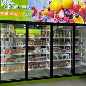 Chambre froide de stockage de porte en verre pour des supermarchés, des stations service et des chaînes au détail d'épicerie - Product Image 4