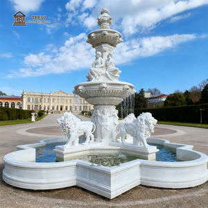 TREVI fabbrica di Design classico di grandi dimensioni intagliato a mano marmo leone fontana di acqua per il giardino e Villa per uso esterno maniero - Product Image 5