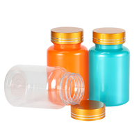 Bouteilles personnalisées Qianduo de 100 à 500 ml en PET pour médicaments liquides et infusions, pilules et gélules, avec bouchon à vis et impression sérigraphiée