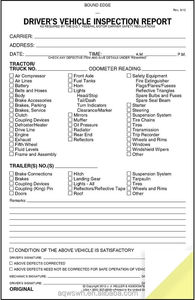 Carnet de rapport sans carbone DVIR, format 8,5 po, pour rapport d'inspection détaillée <span class=keywords><strong>du</strong></span> véhicule par <span class=keywords><strong>le</strong></span> <span class=keywords><strong>conducteur</strong></span>, conforme aux exigences FMCSR - Product Image 5