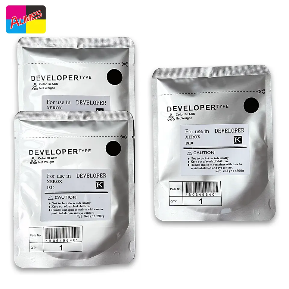 Toner de desenvolvedor 1810 para Xerox 1810 2010 2011 2220 2320 2420 Toner de copiadora recarregado Toner preto