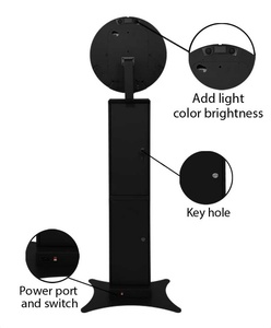 Cabina de Fotos Portátil con Anillo de Luz LED 3D de 10.9 y 12.9 Pulgadas, Personalizable, para Bodas y Fiestas, con Impresora - Product Image 3