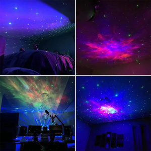 <span class=keywords><strong>Proyector</strong></span> de Luz Nocturna Estrellada, Lámpara USB RGB con Altavoz para Sala de Estar, Luz Ambiental Regulable, Diseño Moderno en ABS - Product Image 6
