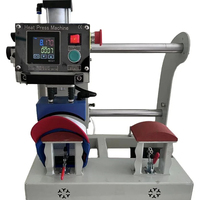 Nouvelle mini presse à chaud pneumatique 220V pour sublimation, impression par transfert thermique, personnalisation de casquettes, facile à utiliser