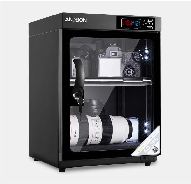 ANDBON 30L electronic dehumidifier digital constant humidity dry cabinet camera lenses storage