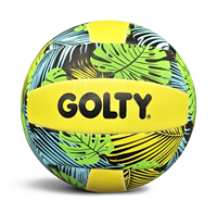 كرة طائرة GOLTY GVM-1051 مقاس 2 بوزن 130-150 جرام ومحيط 440-460 ملم مصنوعة من مادة النيوبرين المخيطة آليًا حسب الطلب