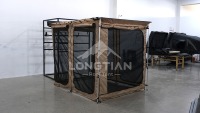 Tente de camping 2-en-1 avec auvent, en tissu Oxford 600D imperméable, abri au sol à double configuration, usine OEM