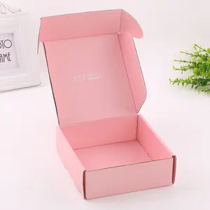 Оптовая продажа с фабрики, модные розовые картонные коробки, индивидуальная упаковочная коробка, коробка для самолета, для подарков