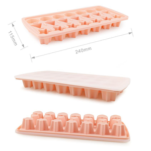 Triángulo, corazón, forma de estrella Bandeja de cubitos de hielo Lavable con agua Entrega rápida 2024 Nuevo estilo Molde de cubitos de hielo de silicona - Product Image 3