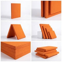 Feuille de mousse de caoutchouc naturel poreux orange à cellules ouvertes sur mesure pour l'étanchéité des ventouses automobiles avec service de découpe