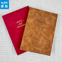 Carnet de notes en cuir PU premium 210 mm * 148 mm (A5) pour réunions d'affaires, bureau et cadeau