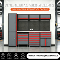 Station de travail robuste pour la réparation automobile, armoire à outils combinée, établi d'entretien d'atelier, table d'opération multifonctionnelle