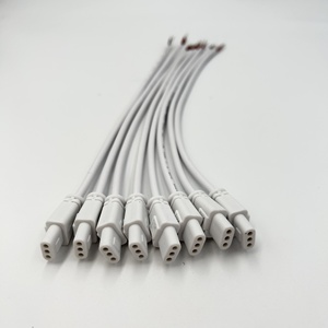 สายเชื่อมต่อทองแดง T4/T8/T5 หลอดไฟ LED แบบรวม ปลั๊กอะแดปเตอร์คู่ สายต่อขยาย ตัวเรือน PVC รุ่น 123 - Product Image 5