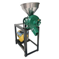 Moulin Électrique Mini à Farine, Humide et Sec, pour Poudre Alimentaire, Riz, Blé, Maïs, Broyeur avec Roulements et Engrenages, Composants Essentiels de Broyage