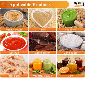 MY Natural Tahini Make Meat Bone Almond Grinder 100 <span class=keywords><strong>Kg</strong></span> por hora Mini máquina industrial de pasta de maní - Product Image 6