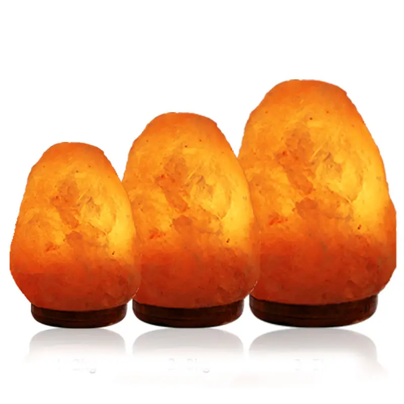 Luchtreiniger Night Zout Licht Natuurlijke Vorm Rock Himalaya Kristal Zout Lamp Voor Slaapkamer Verlichten Stress