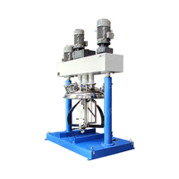 Mastic de silicone acétique Pu/Rtv faisant la ligne de machine Machine de dispersion forte à trois arbres