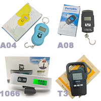 Divers 50KG/110LB voyage accrocher Portable rétro-éclairé hameçon balance de pondération écran LCD électronique numérique balance à bagages