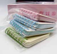 Vente en gros personnalisé petit bloc-notes simple poche cahier d'affaires stylo inséré cahier portable