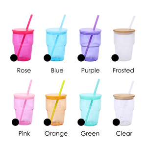 ขวดแก้วสีขาวขุ่นแบบเติมได้ ดีไซน์ใหม่ สำหรับเครื่องดื่ม พร้อมฝาไม้ไผ่ - Product Image 5