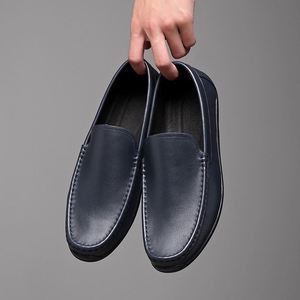 Chaussures de ville de luxe pour hommes, de haute qualité, de marque de créateur, personnalisées, à lacets carrés, en cuir, antidérapantes, respirantes et légères - Product Image 2