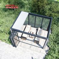 Auvent de cassette pour patio de jardin Moteur manuel Pare-soleil imperméable Camping Party Garden Patio Parties Pergola rétractable