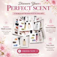 Échantillon de parfum en flacon de verre de 2 ml, testeur unisexe, parfum floral fruité longue durée, sur cartes pliées, pour la vente en gros