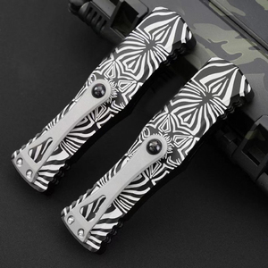 Micro Tech Hera Source Cuchillo de bolsillo plegable multifuncional de alta dureza, herramienta portátil de autodefensa para el hogar y exteriores - Product Image 4