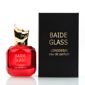 Luxury Arabic Irregular Perfume Bottle <b>Empty</b> Crimp Pump Sprayer 30ml 50ml 100ml Glass Red Perfume Bottle with <b>Gift</b> <b>Box</b> - Product Image 5