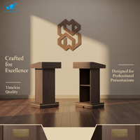 Nuevo Podio de Madera Personalizable para Conferencias, Portátil, para Eventos, Recepciones, Pequeño Podio de Pie, Mostrador de Recepción