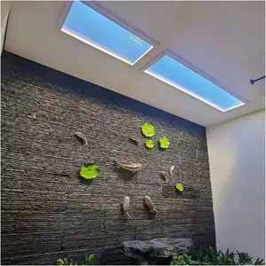 Artificial Carbon Solar 100w Square Led Light Blue Sky Ceiling Skylight For Indoor House Lighting