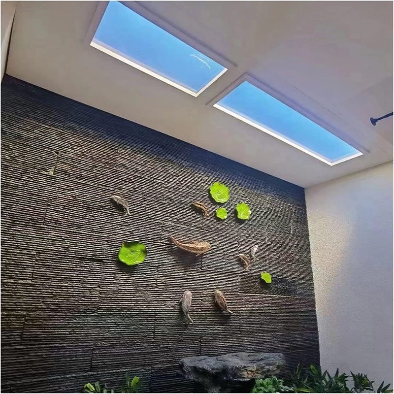 Artificial Carbon Solar 100w Square Led