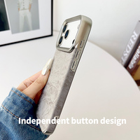 Casing Ponsel Anti Selip Sederhana untuk iPhone 17 Air 16 15 14 13 Pro Max 12 11 Desain Pelapis Elektro Mewah