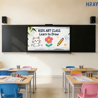 Pizarra Inteligente Todo en Uno HRAY de 86 Pulgadas con Pantalla Táctil Interactiva para Enseñanza en el Aula Escolar, Soporte para Capacitación, Fabricación OEM y ODM