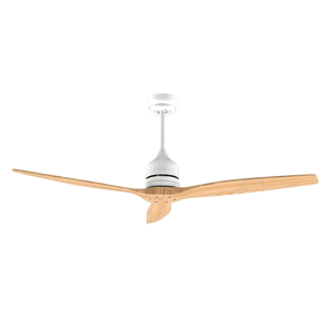 Ventilador de Techo de Madera de 52 Pulgadas con 3 Aspas de Madera Plateada, Ventilador de Techo BLDC para Sala de Estar y Dormitorio - Product Image 4