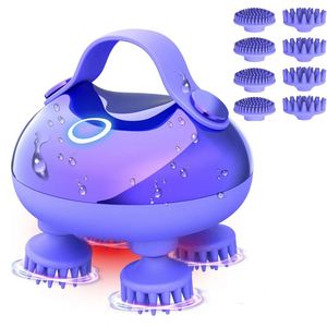 Masajeador Eléctrico Facial y de Cabeza IPX7, Limpiador Profundo, Extractor de Pelo para Mascotas, Masajeador de Cuero Cabelludo - Product Image 3