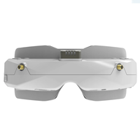 Lunettes FPV SKYZONE SKY02O en plastique ABS 5.8G 48CH avec récepteur SteadyView Diversity, écran OLED 640x400, suivi de tête, ventilateur et DVR pour drone RC