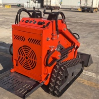 Hersteller Mini-Raupenlader mit Dieselantrieb CE-Zertifiziert Kleiner Landwirtschaftlicher Frontlader 1 Tonne 0,5 Tonne Landwirtschaftlicher Kompaktlader mit Raupenantrieb