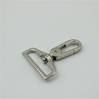 25/32 / 38mm tali sabuk tas logam gesper Carabiner kait jepret gesper kerah anjing gesper DIY aksesori Kerajinan Kulit