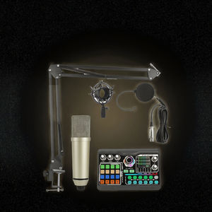 Microphone de <span class=keywords><strong>studio</strong></span> professionnel à condensateur filaire portable, le plus petit, en métal, pour ordinateur de bureau et console de jeu - Product Image 3