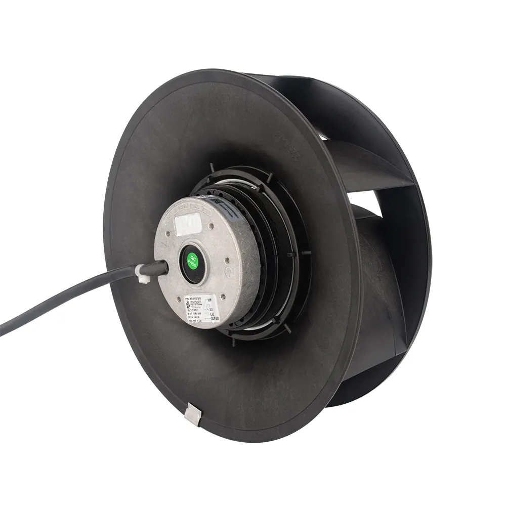 Ventiladores centrífugo compactos com tecnologia externa do motor do rotor para aplicações móveis