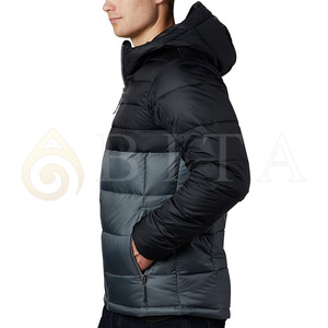 Custom Made Design High Quality <b>Men</b> Puffer Jackets Winter Fashion Solid Hooded Casual Warm Puffer Jacket for Adults Winter Wear - Product Image 4
