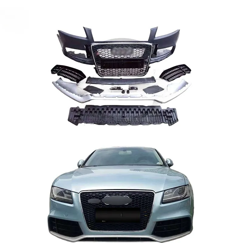 Audi A5 2008 2009 2010 2011 2012 정품 범퍼 키트 RS5 bodykit 앞 범퍼 조립 자동차 그릴로 업그레이드