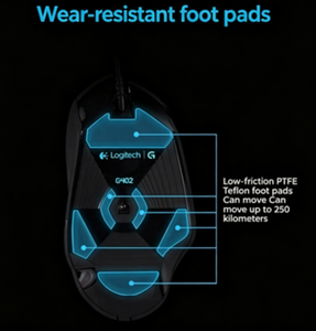 brand new G402 Wired Gaming Mouse purple - Product Image 5