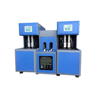 Moule personnalisé 2 cavités Semi-automatique PET bouteille d'eau minérale Machine de soufflage en chine
