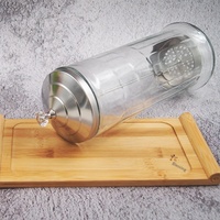 Bouteille en verre multi-usage pour la désinfection des outils de salon de coiffure et de beauté, pot de désinfection pour manucure et coiffure