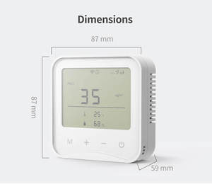 เครื่องตรวจจับคุณภาพอากาศ Zigbee 5 in 1 ตรวจจับ PM2.5/CH2O/CO2 พร้อมสัญญาณเตือน วัดอุณหภูมิและความชื้น - Product Image 6