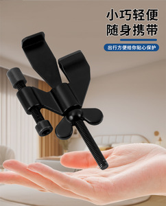 Dispositif de sécurité pour porte sans perçage pour la défense personnelle des jeunes filles, dispositif de verrouillage inversé pour la maison et l'hôtel, sécurité, décoratif, contemporain - Product Image 4